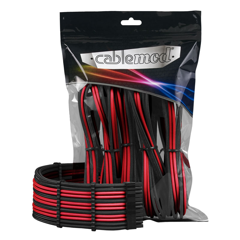 CableMod PRO ModMesh Cable Extension Kit - Black/Red