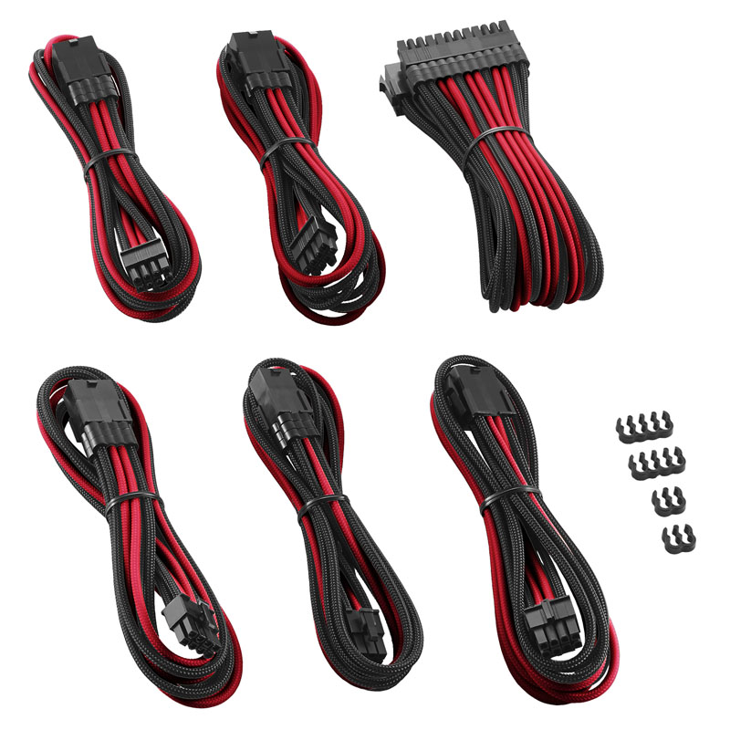 CableMod - CableMod PRO ModMesh Cable Extension Kit - Black/Red