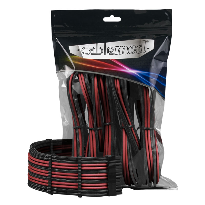 CableMod - CableMod PRO ModMesh Cable Extension Kit - Black/Burgundy