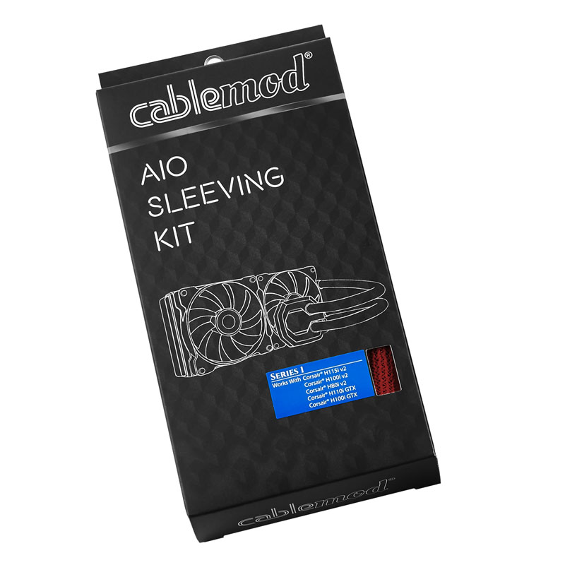 CableMod - CableMod AIO Sleeving Kit Series 1 for Corsair Hydro Gen 2 - Red