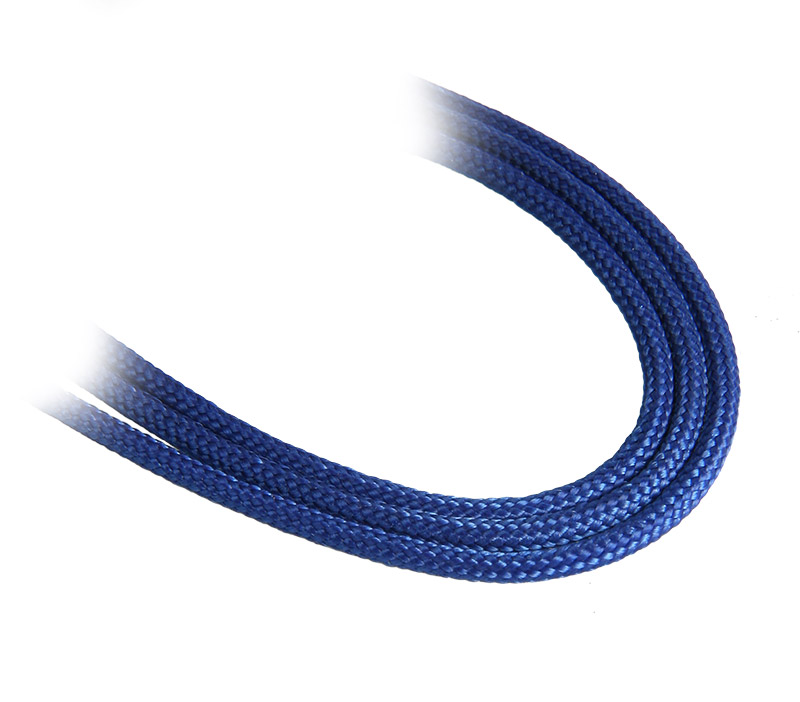BitFenix - BitFenix Alchemy 3-Pin Extension 90cm - sleeved blue/blue