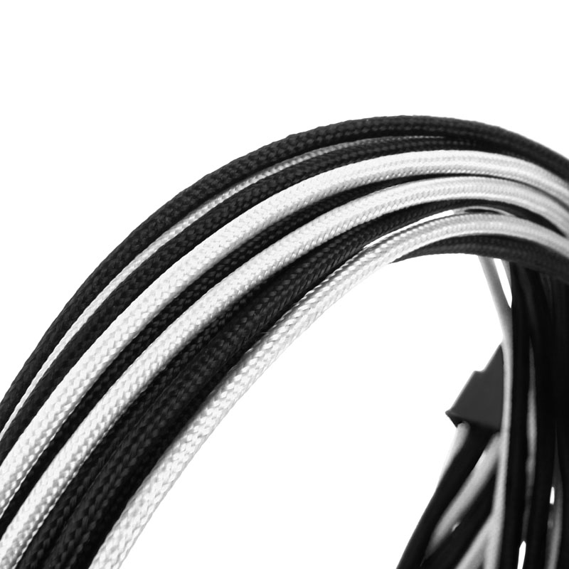 CableMod - CableMod C-Series AXi, HXi, TX/CX/CS-M & RM ModFlex Essentials Cable Kit  - Black/White