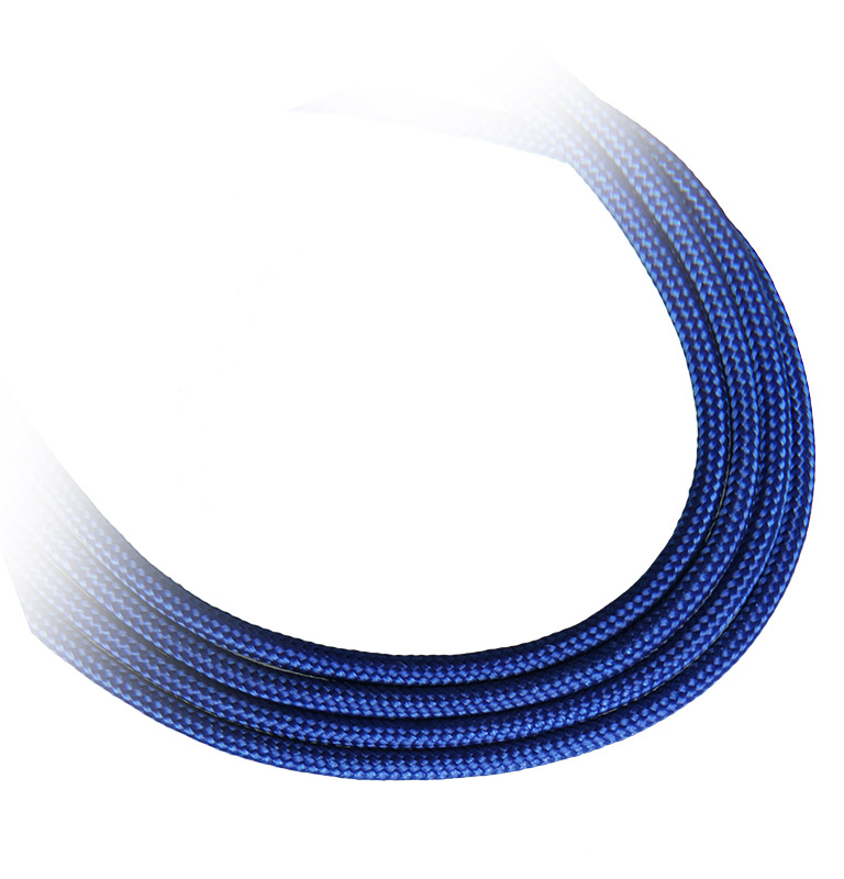 BitFenix - BitFenix Alchemy 4-Pin ATX12V Extension 45cm - sleeved blue/blue
