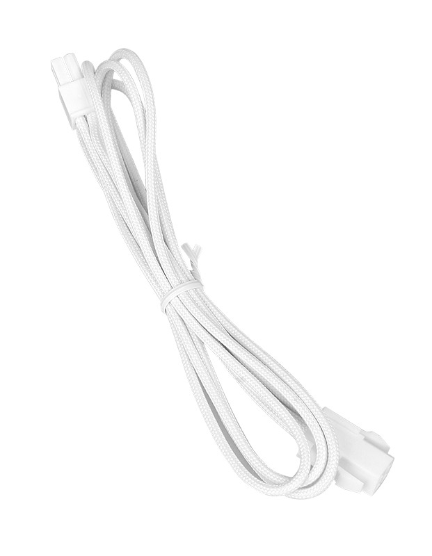 BitFenix - BitFenix Alchemy 4-Pin ATX12V Extension 45cm - sleeved white/white