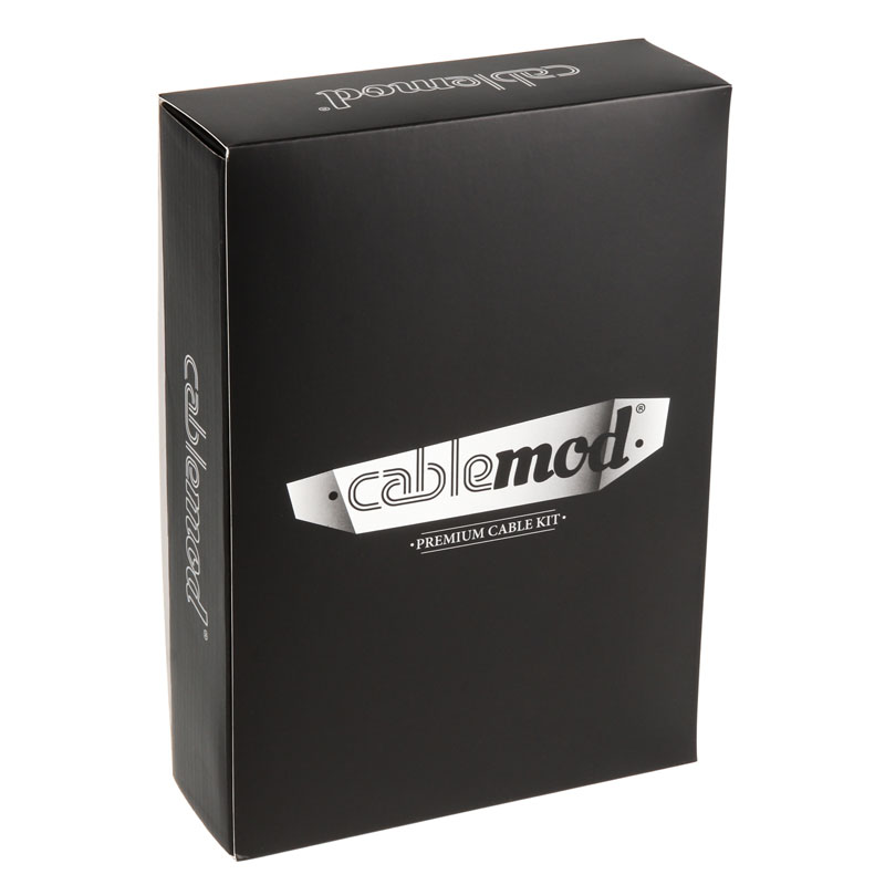 CableMod - CableMod Classic ModMesh C-Series Cable Kit Corsair AXi, HXi & RM (Yellow Label) - Carbon
