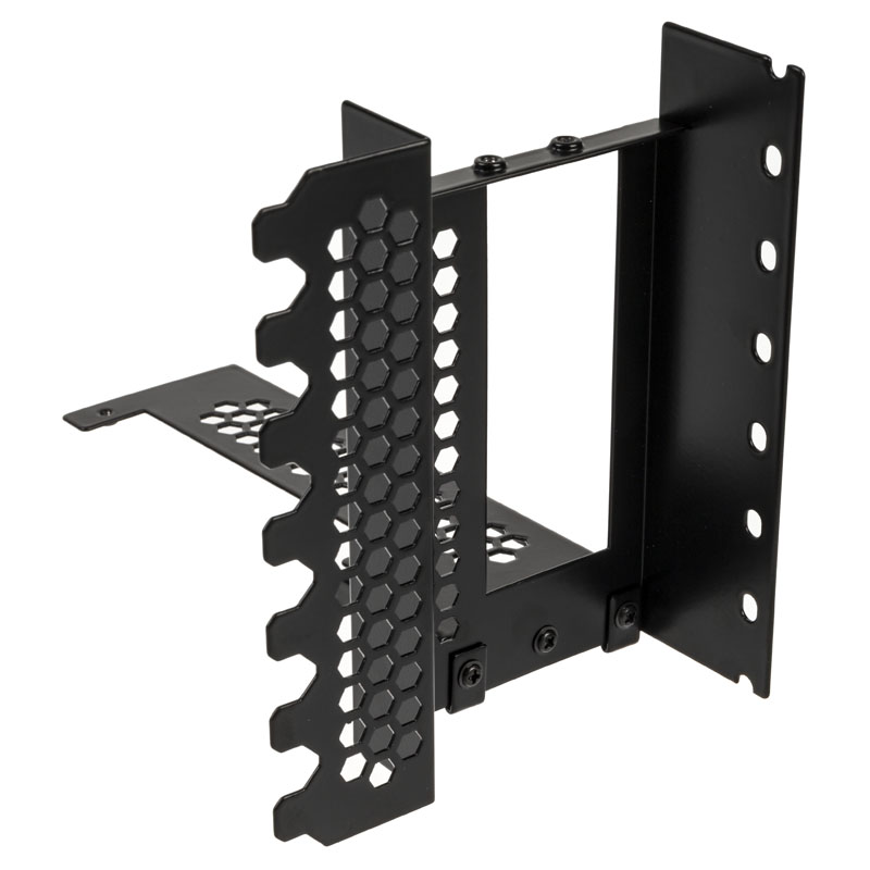 CableMod Vertical Graphics Card Holder with PCIe x16 Cable, 1 x x HDMI - Black | OcUK