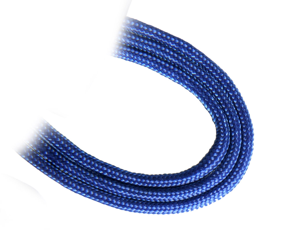 BitFenix - BitFenix Alchemy 3-Pin Extension 30cm - sleeved blue/blue