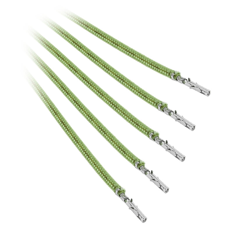 BitFenix - BitFenix Alchemy 2.0 PSU Cable, 5x 40cm - NV Green