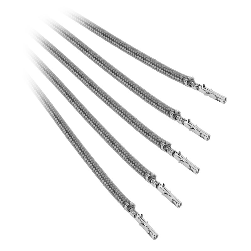 BitFenix Alchemy 2.0 PSU Cable, 5x 20cm - Grey