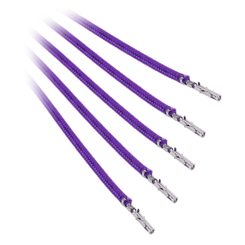 BitFenix - BitFenix Alchemy 2.0 PSU Cable, 5x 20cm - Purple