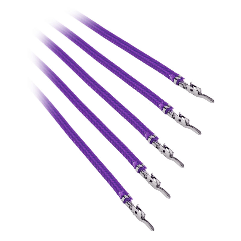 BitFenix Alchemy 2.0 PSU Cable, 5x 40cm - Purple