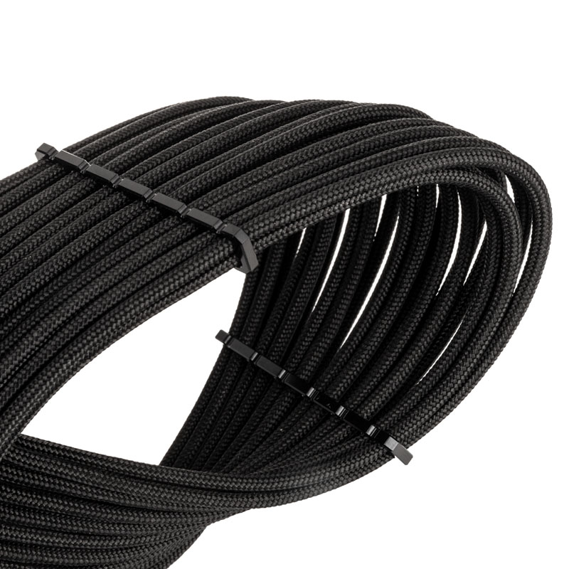 BitFenix - BitFenix Alchemy 4-pin ATX12V extension cable, 45cm, sleeved – black 