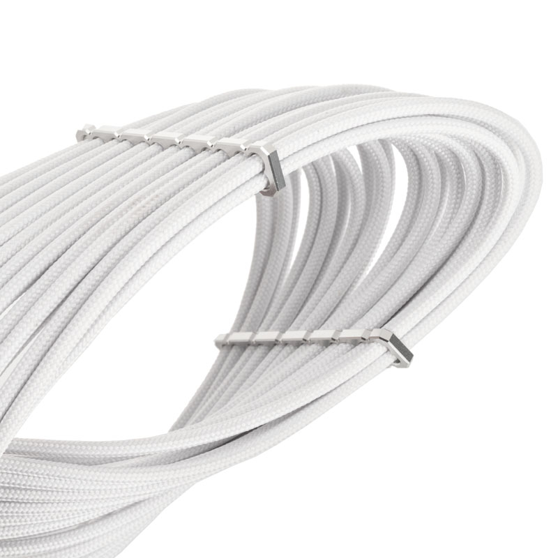 BitFenix - BitFenix Alchemy 6-pin PCIe extension cable, 45cm, sleeved – white