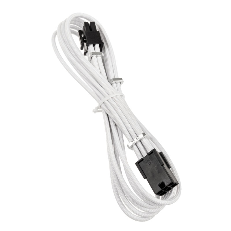 BitFenix - BitFenix Alchemy 6-pin PCIe extension cable, 45cm, sleeved – white