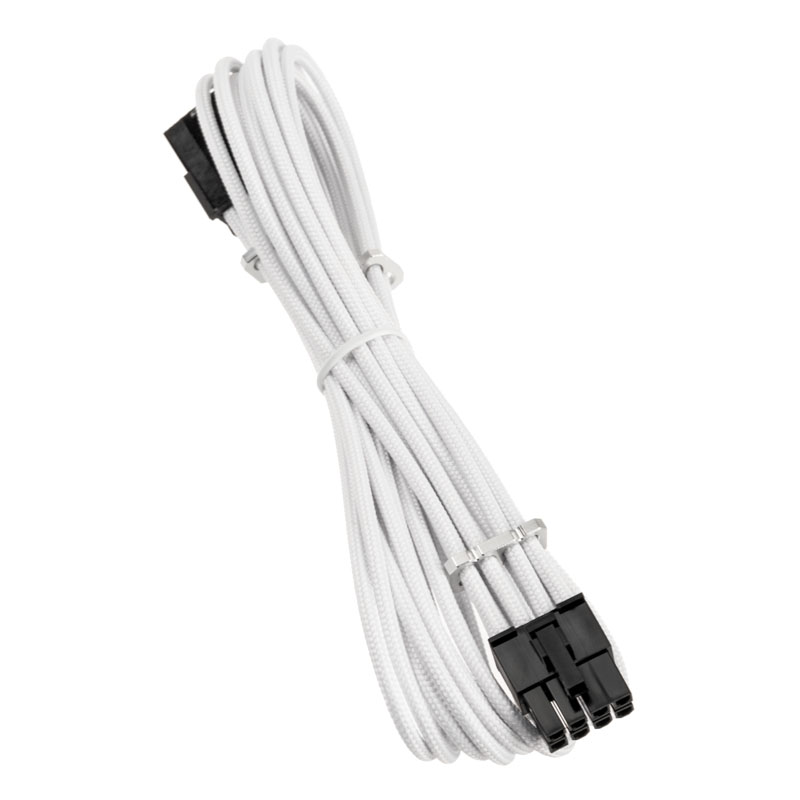 BitFenix - BitFenix Alchemy 8-pin PCIe extension cable, 45cm sleeved - white