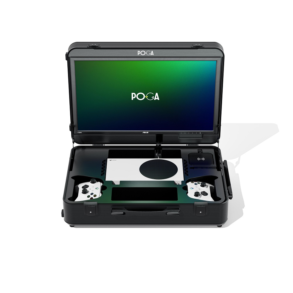 Indi Gaming POGA Pro Black Portable Console Case with Monitor - Xbox Series S UK