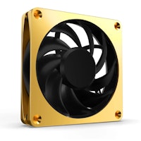 Photos - Computer Cooling Alphacool Apex Stealth Metal Power Fan 3000rpm Gold - 120mm 1385 