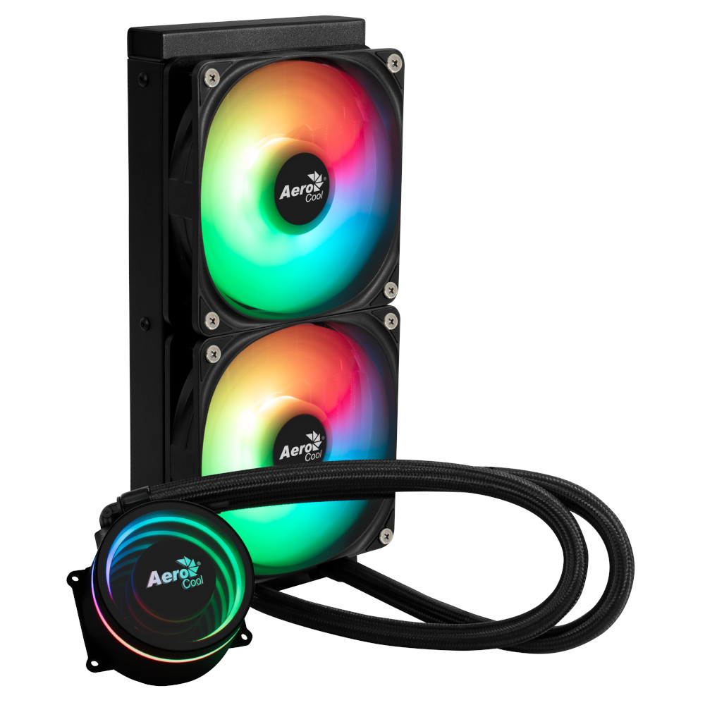 Aerocool - Aerocool Oasis L240 ARGB Black All In One CPU Water Cooler - 240mm