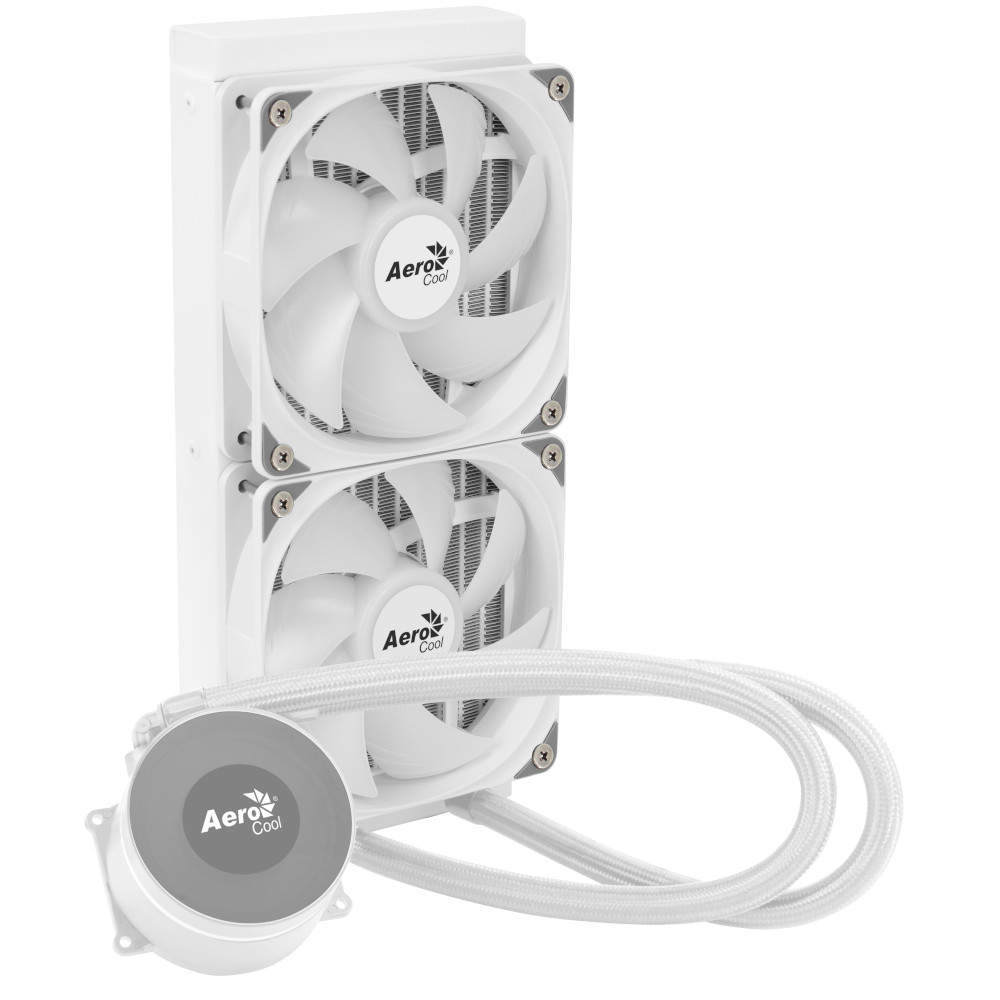 Aerocool - Aerocool Oasis L240 ARGB White All In One CPU Water Cooler - 240mm