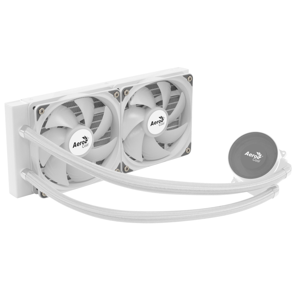 Aerocool - Aerocool Oasis L240 ARGB White All In One CPU Water Cooler - 240mm