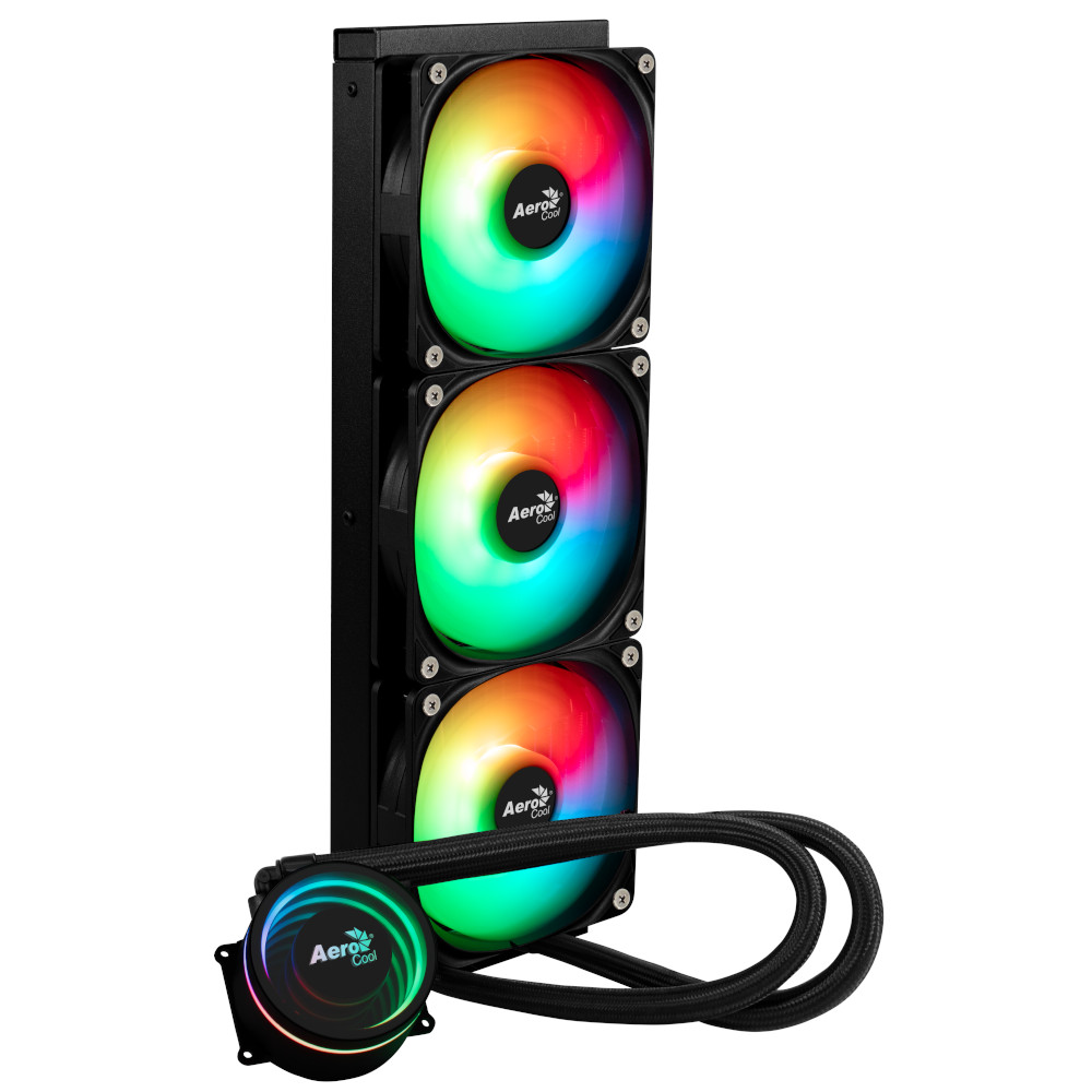 Aerocool - Aerocool Oasis L360 ARGB Black All In One CPU Water Cooler - 360mm