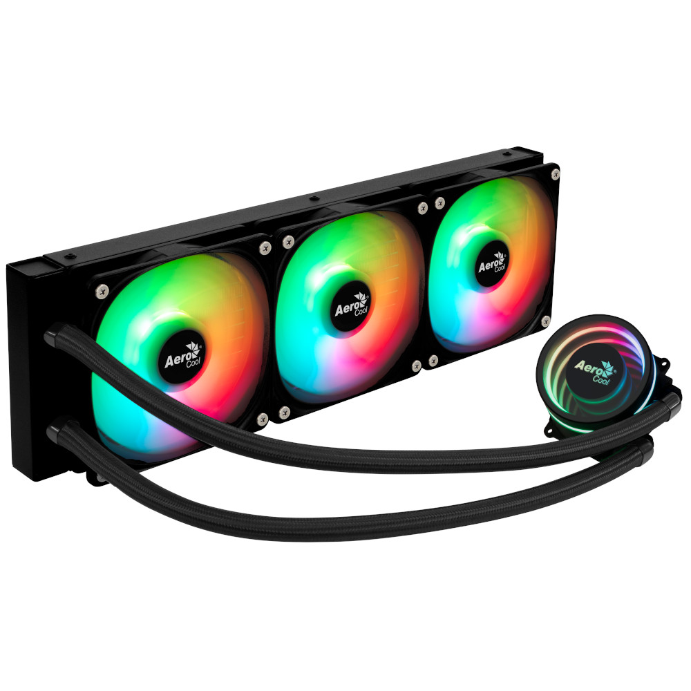 Aerocool Oasis L360 ARGB Black All In One CPU Water Cooler - 360mm