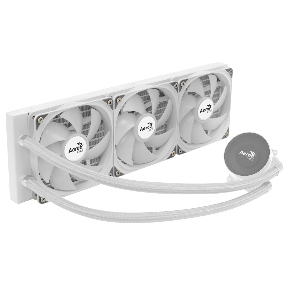 Aerocool - Aerocool Oasis L360 ARGB White All In One CPU Water Cooler - 360mm