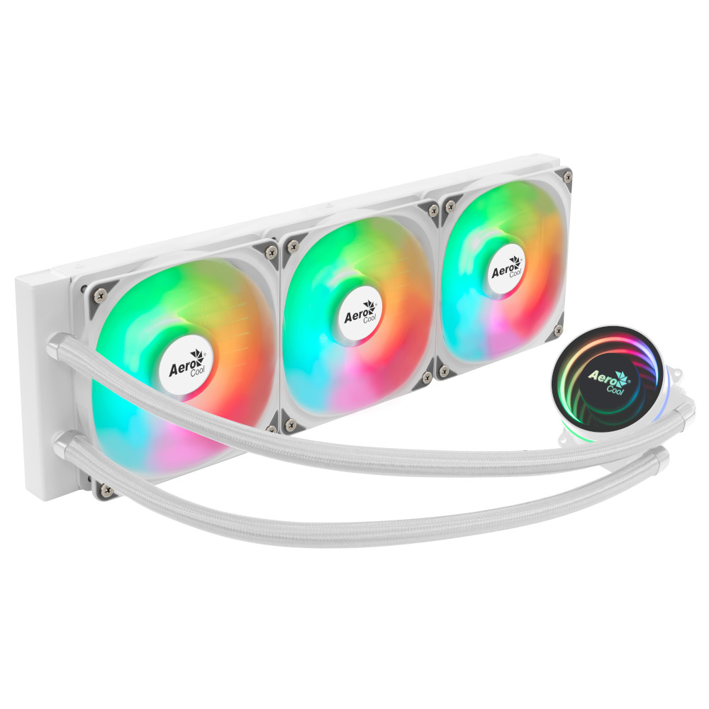 Aerocool Oasis L360 ARGB White All In One CPU Water Cooler - 360mm