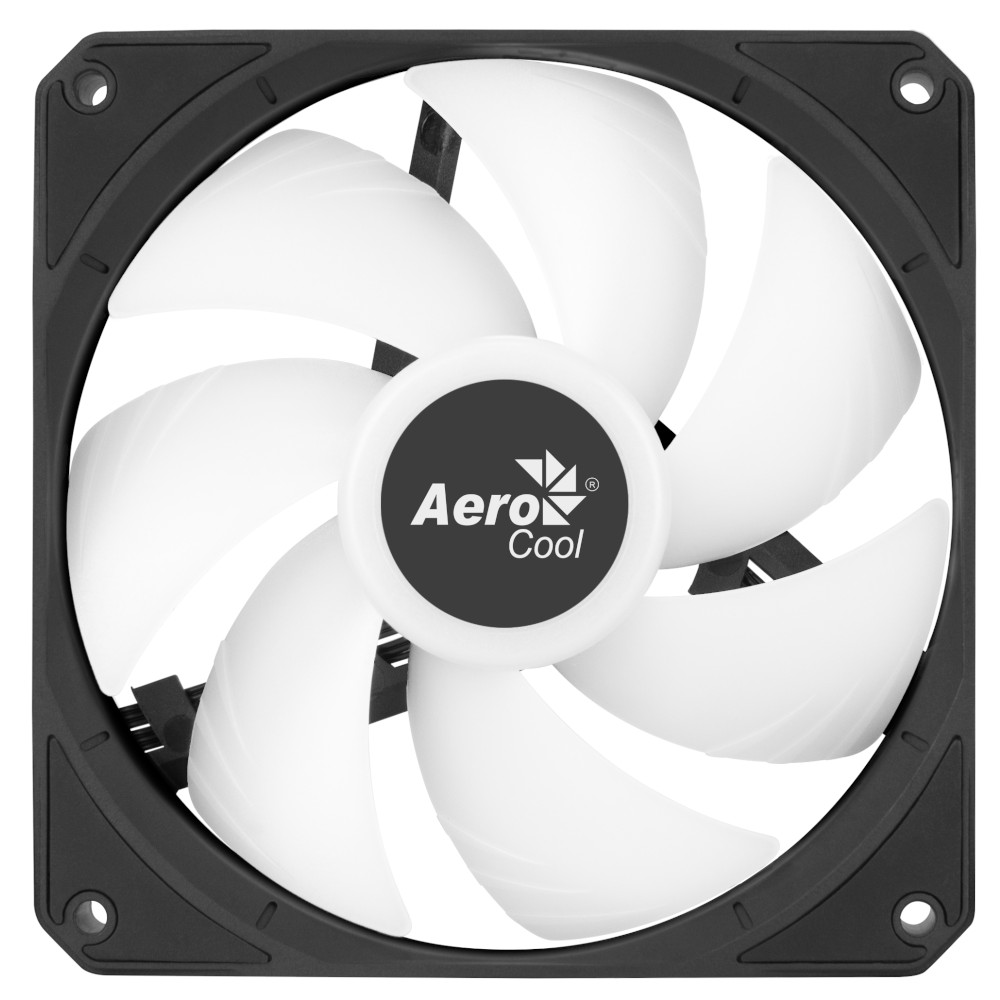 Aerocool - Aerocool Link 3-Pack Easy Connect ARGB Black Fan - 120mm