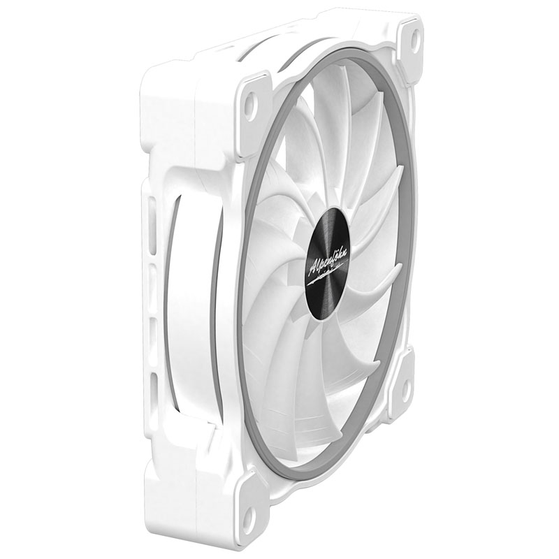 Alpenfohn Wing Boost 3 White 120mm Addressable RGB High Speed PWM Fan