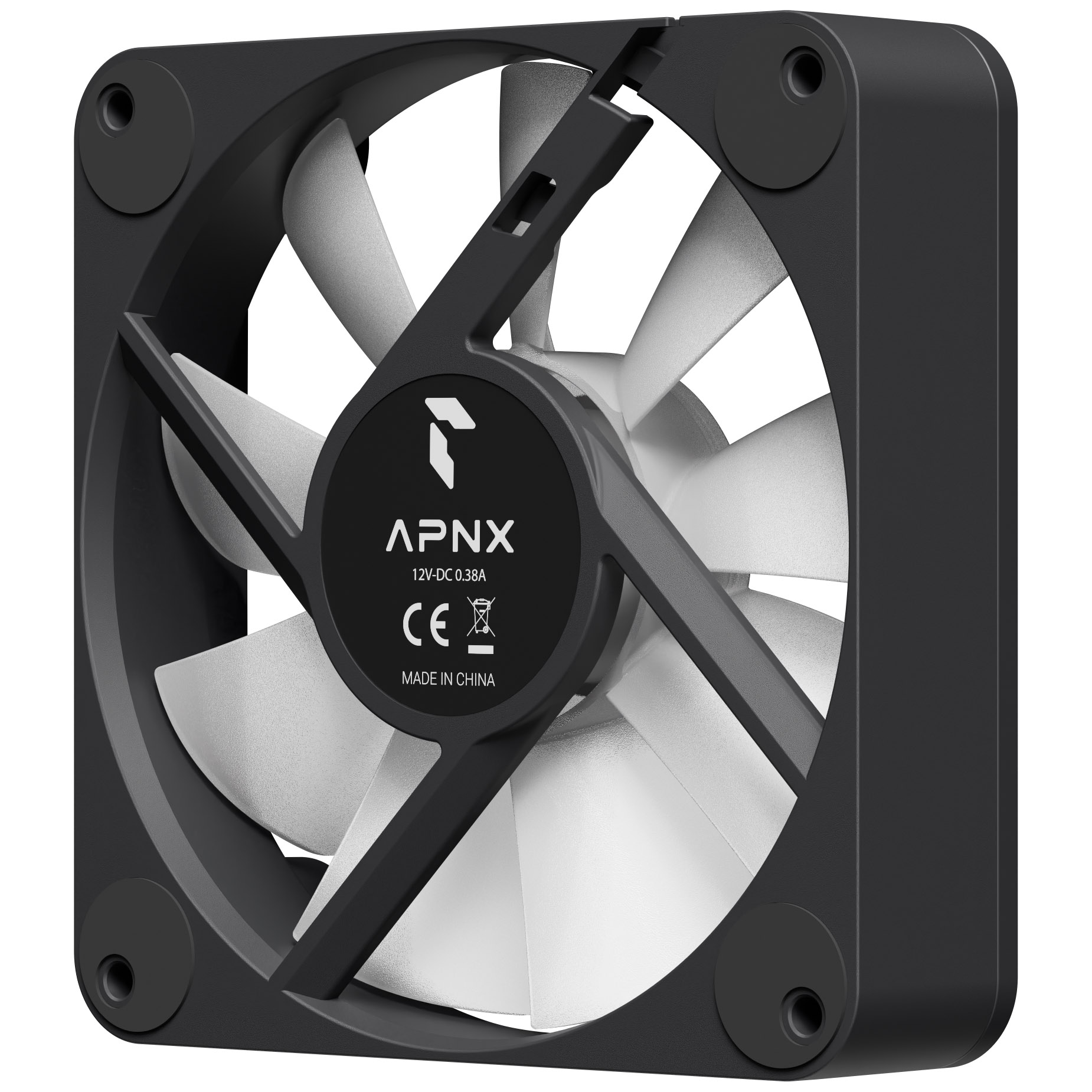 APNX - APNX FP1-R Performance ARGB 120mm PWM Fan - Black