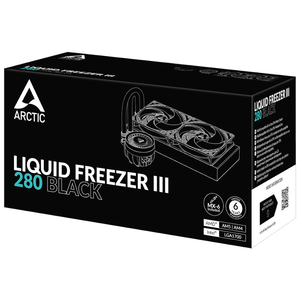 Arctic - Arctic Liquid Freezer III High Performance CPU Water Cooler - 280mm