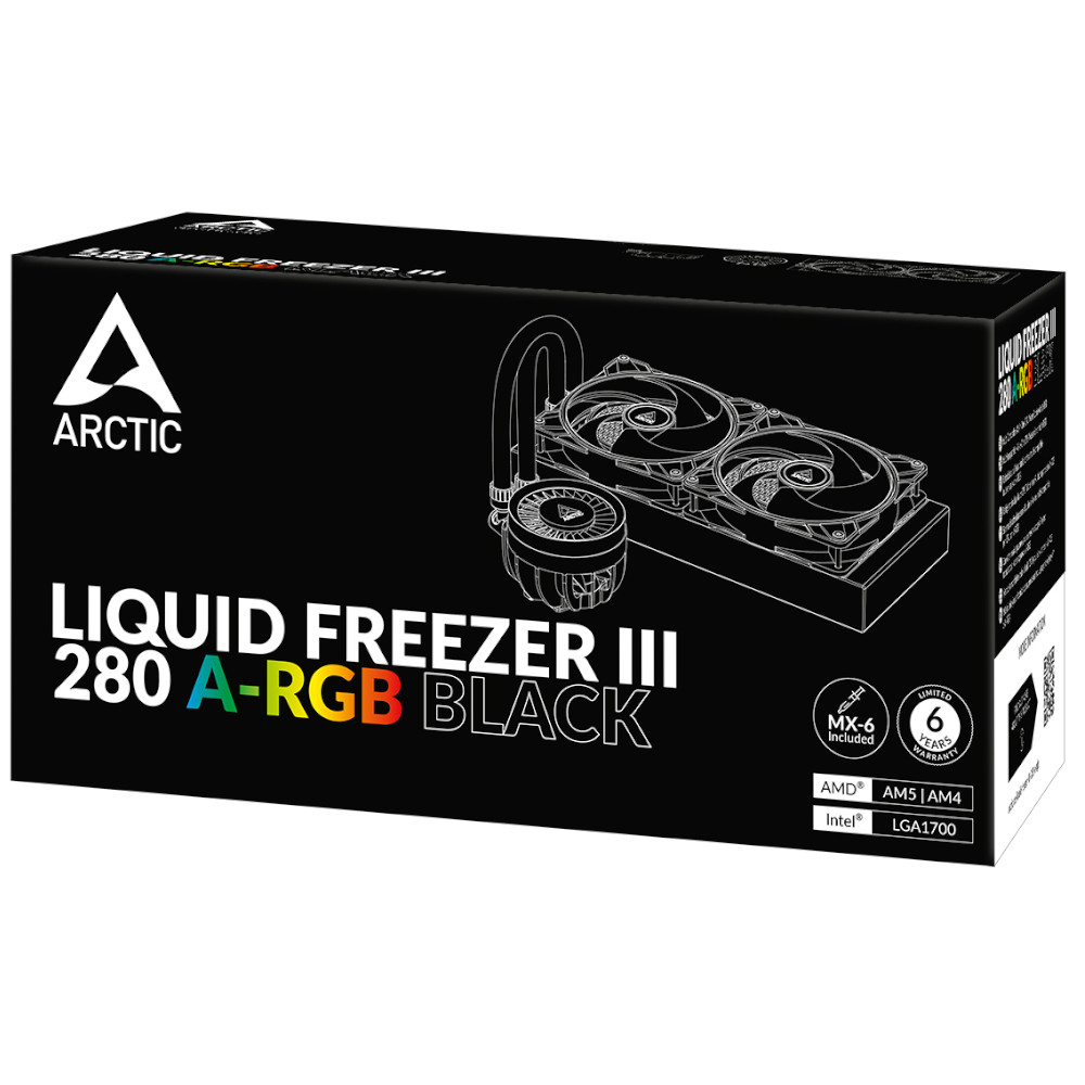 Arctic - Arctic Liquid Freezer III ARGB High Performance CPU Water Cooler - 280mm