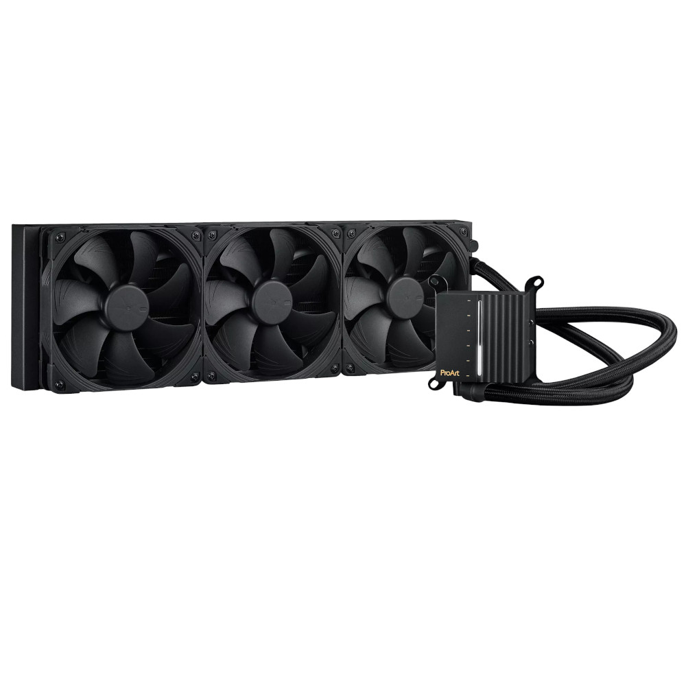 Asus - Asus ProArt LC 420 Performance AIO CPU Liquid Cooler with Status Meter - 420mm