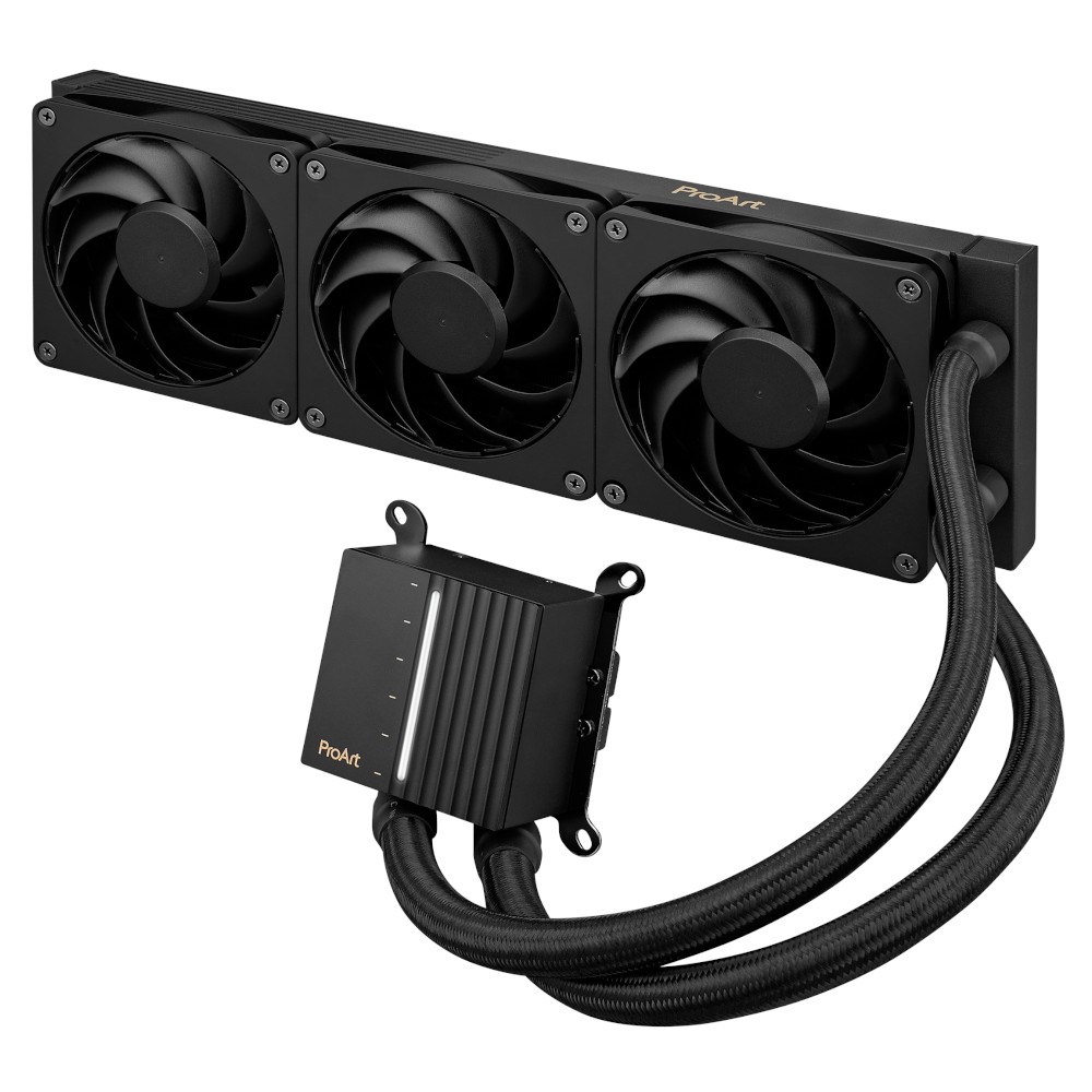 Asus - Asus ProArt LC 360 Performance AIO CPU Liquid Cooler with Status Meter - 360mm