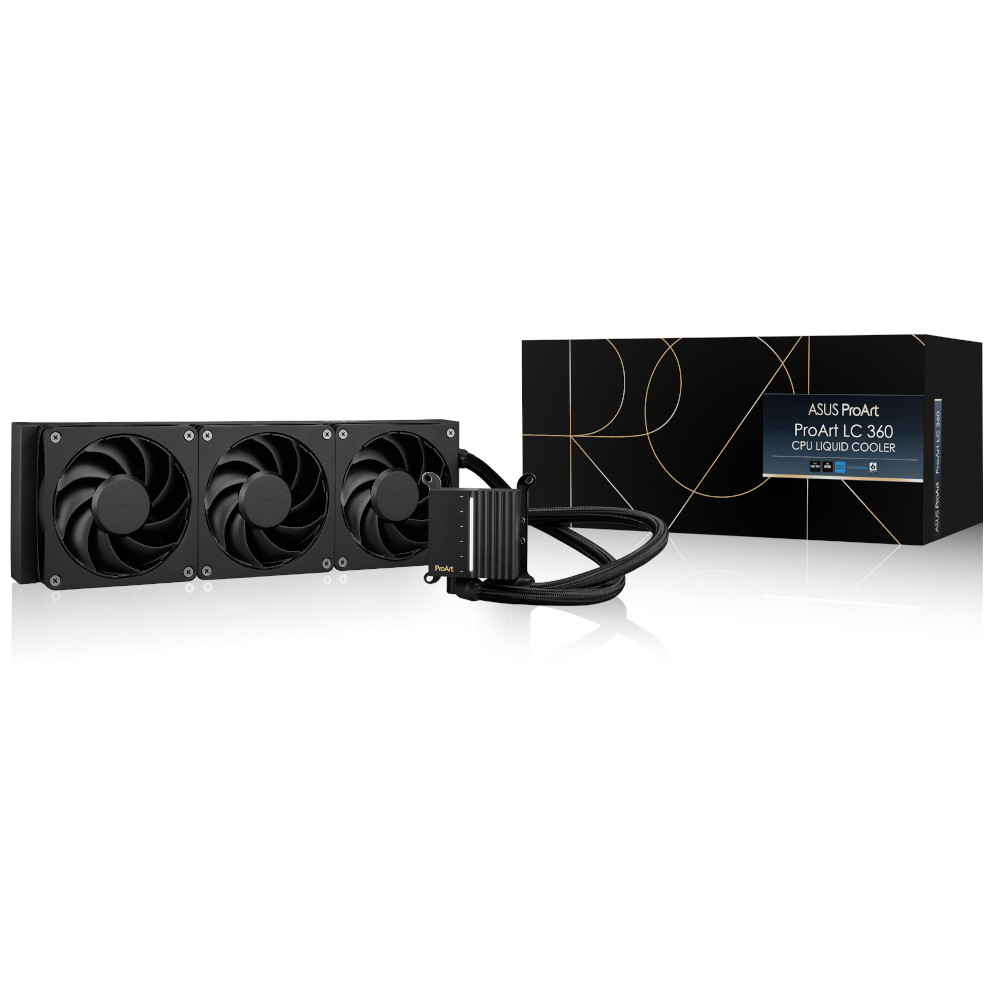 Asus - Asus ProArt LC 360 Performance AIO CPU Liquid Cooler with Status Meter - 360mm