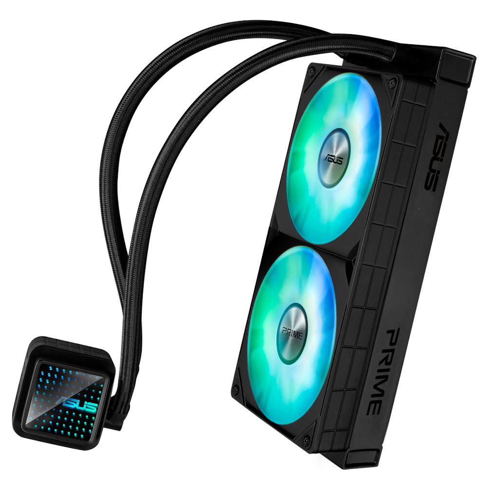 Asus - Asus Prime LC 240 ARGB AIO CPU Liquid Cooler - 240mm