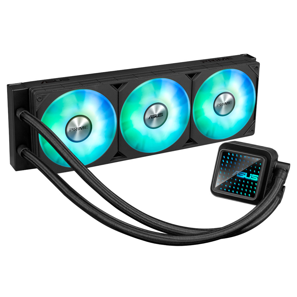 Asus - Asus Prime LC 360 ARGB AIO CPU Liquid Cooler - 360mm