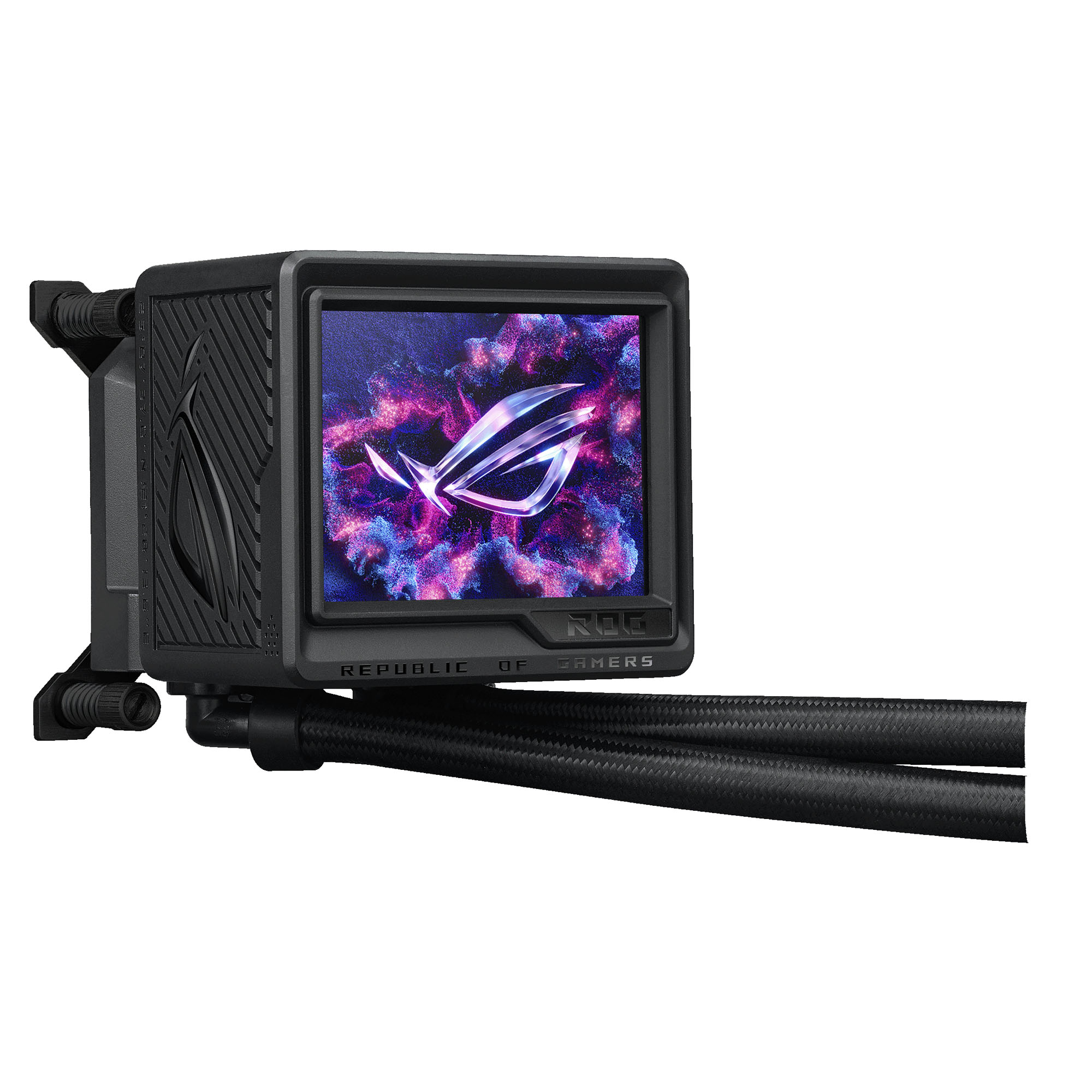 Asus - ASUS ROG Ryujin III 360 Extreme ARGB Performance AIO Black CPU Liquid Cooler with OLED- 360mm