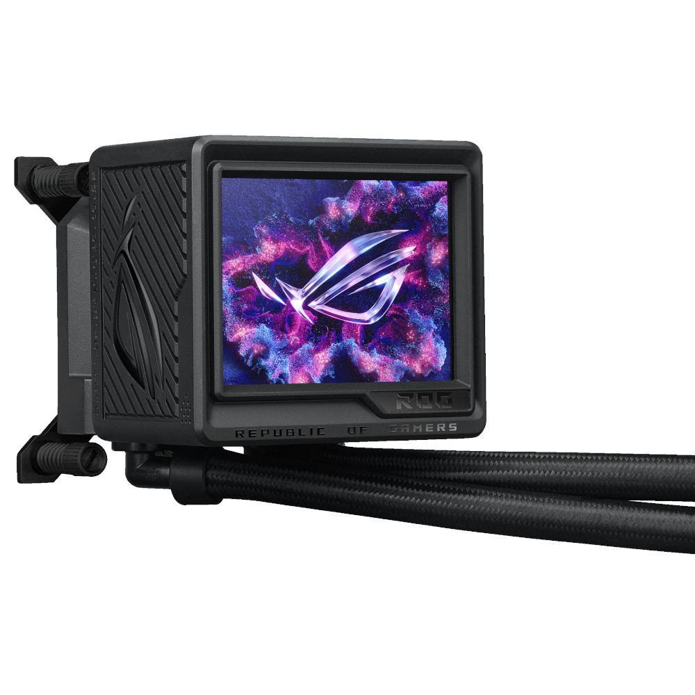 Asus - ASUS ROG Ryujin III 360 Extreme ARGB Performance AIO CPU Liquid Cooler with OLED