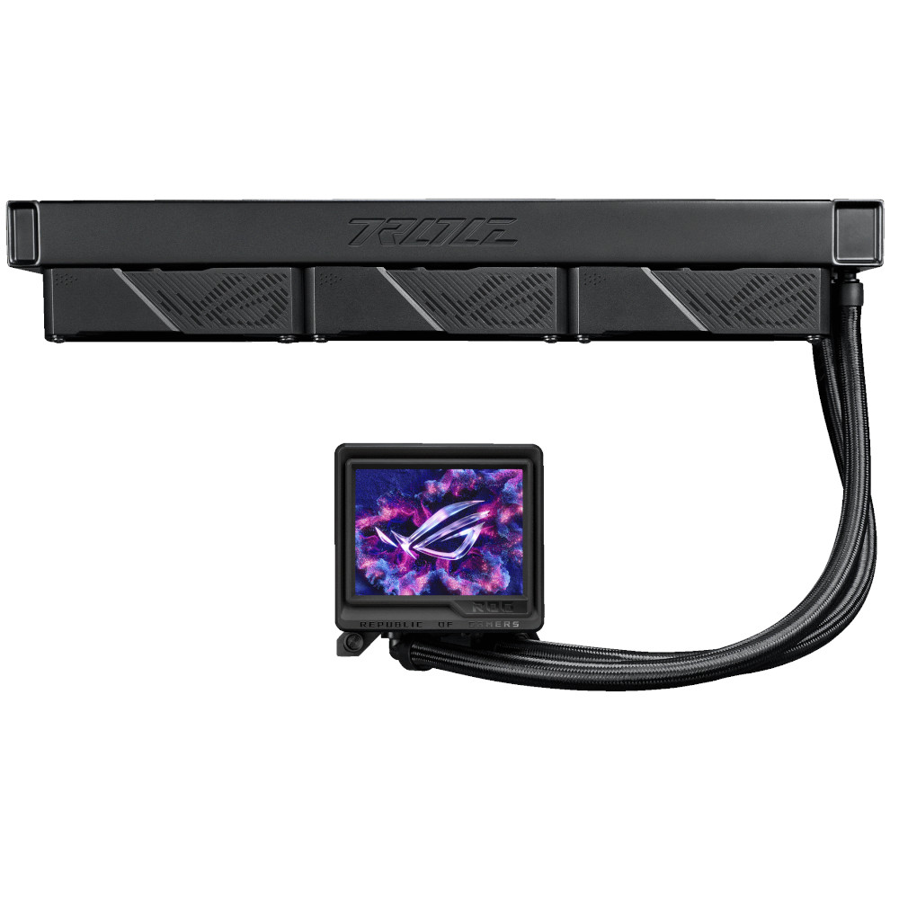 Asus - ASUS ROG Ryujin III 360 Extreme ARGB Performance AIO CPU Liquid Cooler with OLED