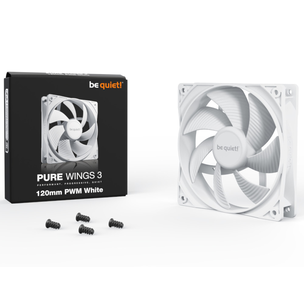 be quiet! - be quiet Pure Wings 3 120mm PWM Fan - White