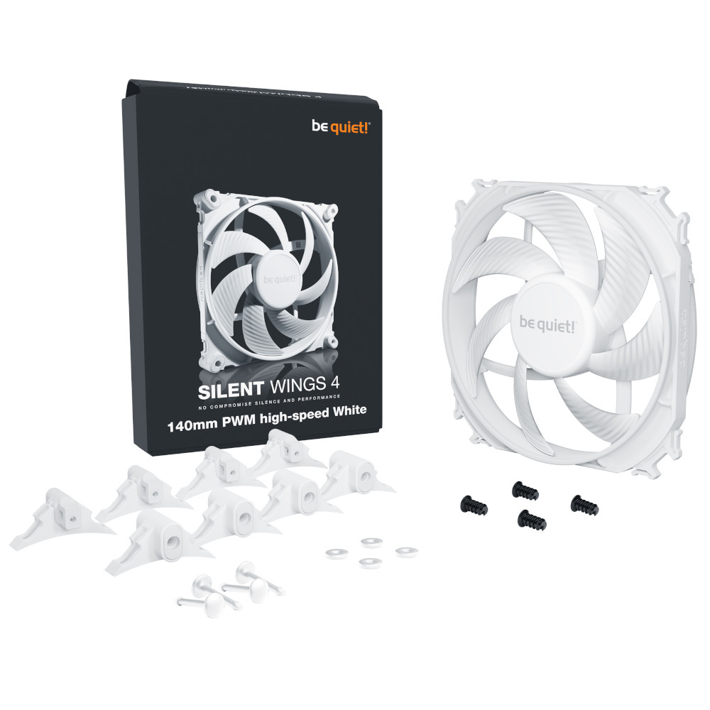 be quiet! - be quiet Silent Wings 4 140mm White High Speed PWM Fan