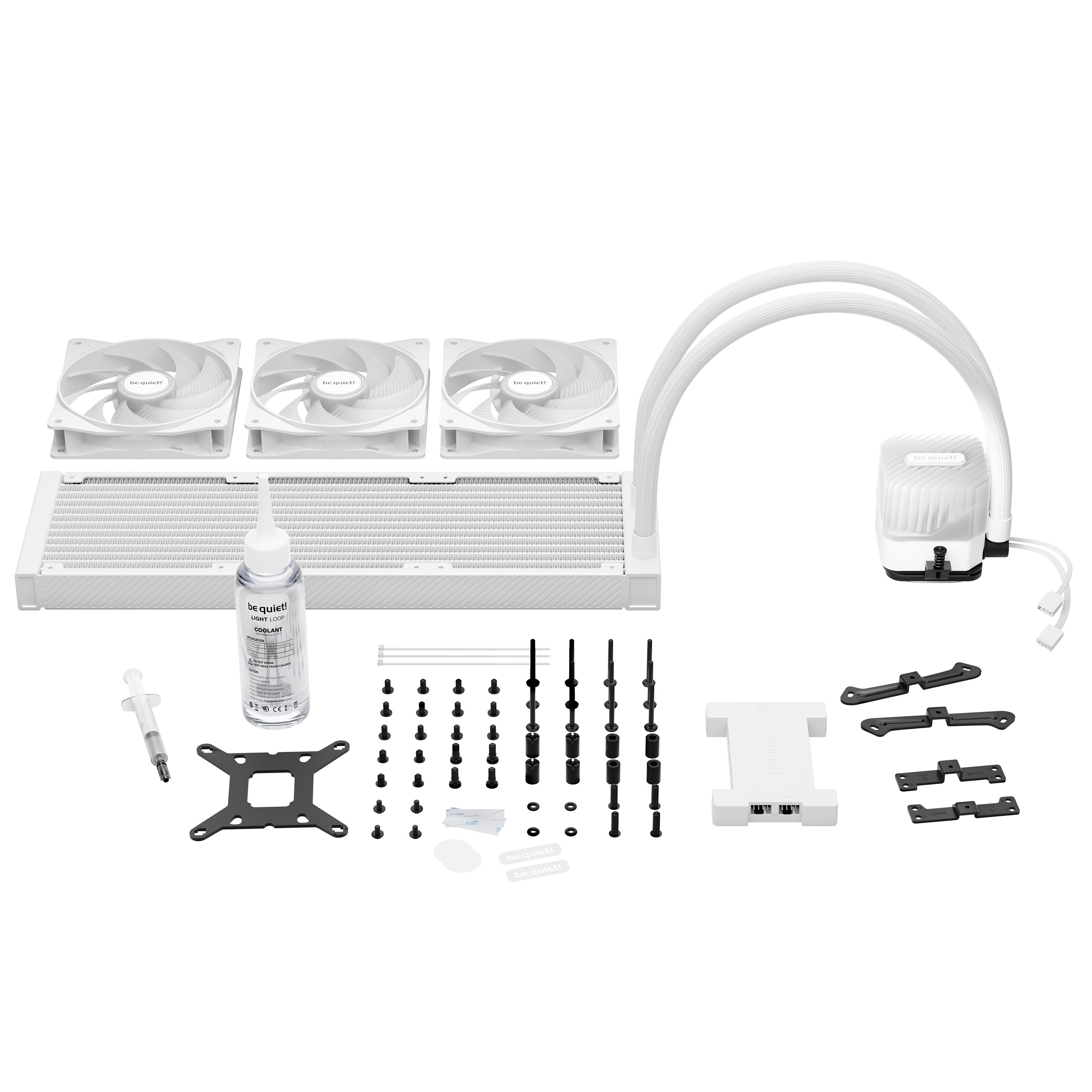 be quiet! - be quiet Light Loop 360 ARGB White High Performance CPU Water Cooler - 360mm