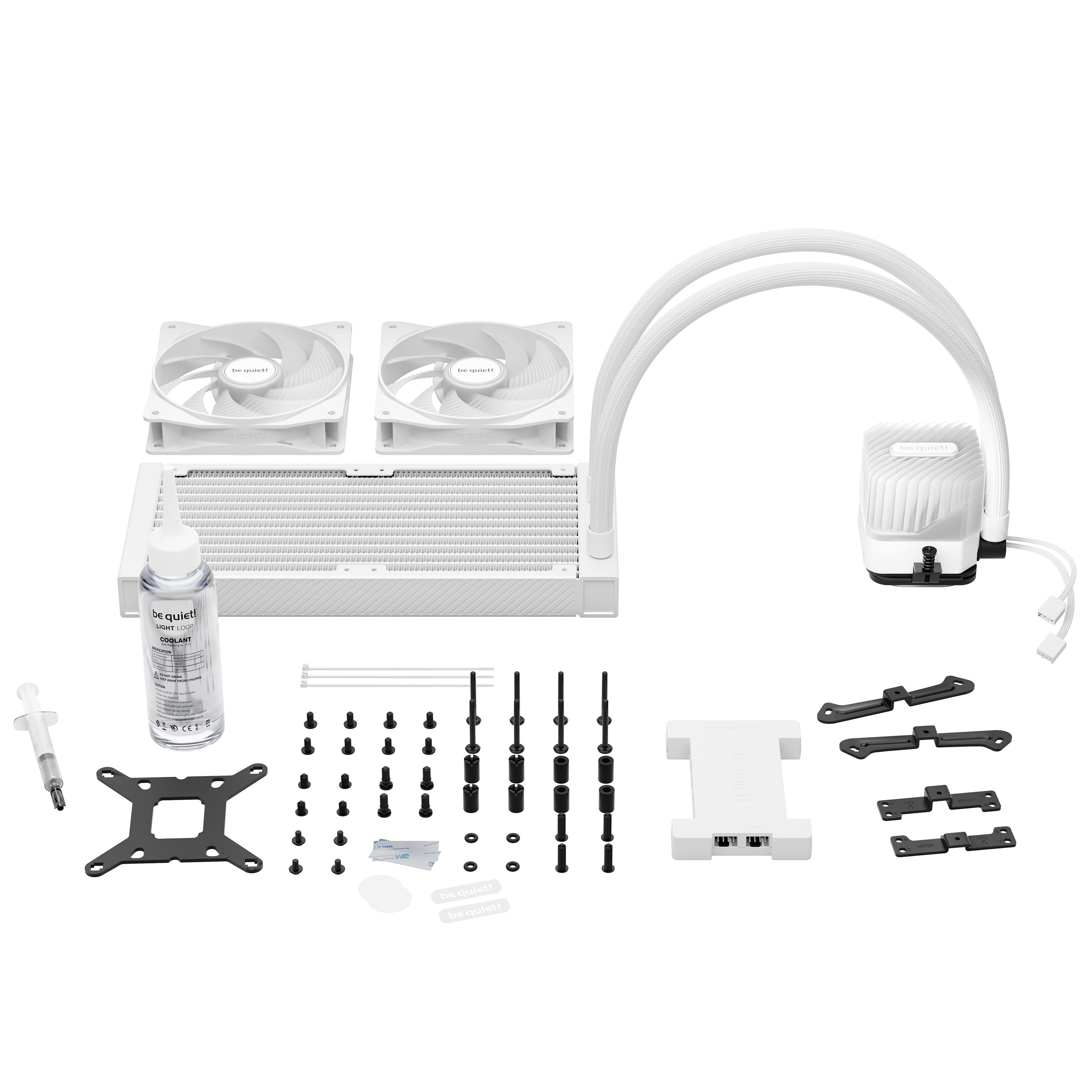 be quiet! - be quiet Light Loop 240 ARGB White High Performance CPU Water Cooler - 240mm