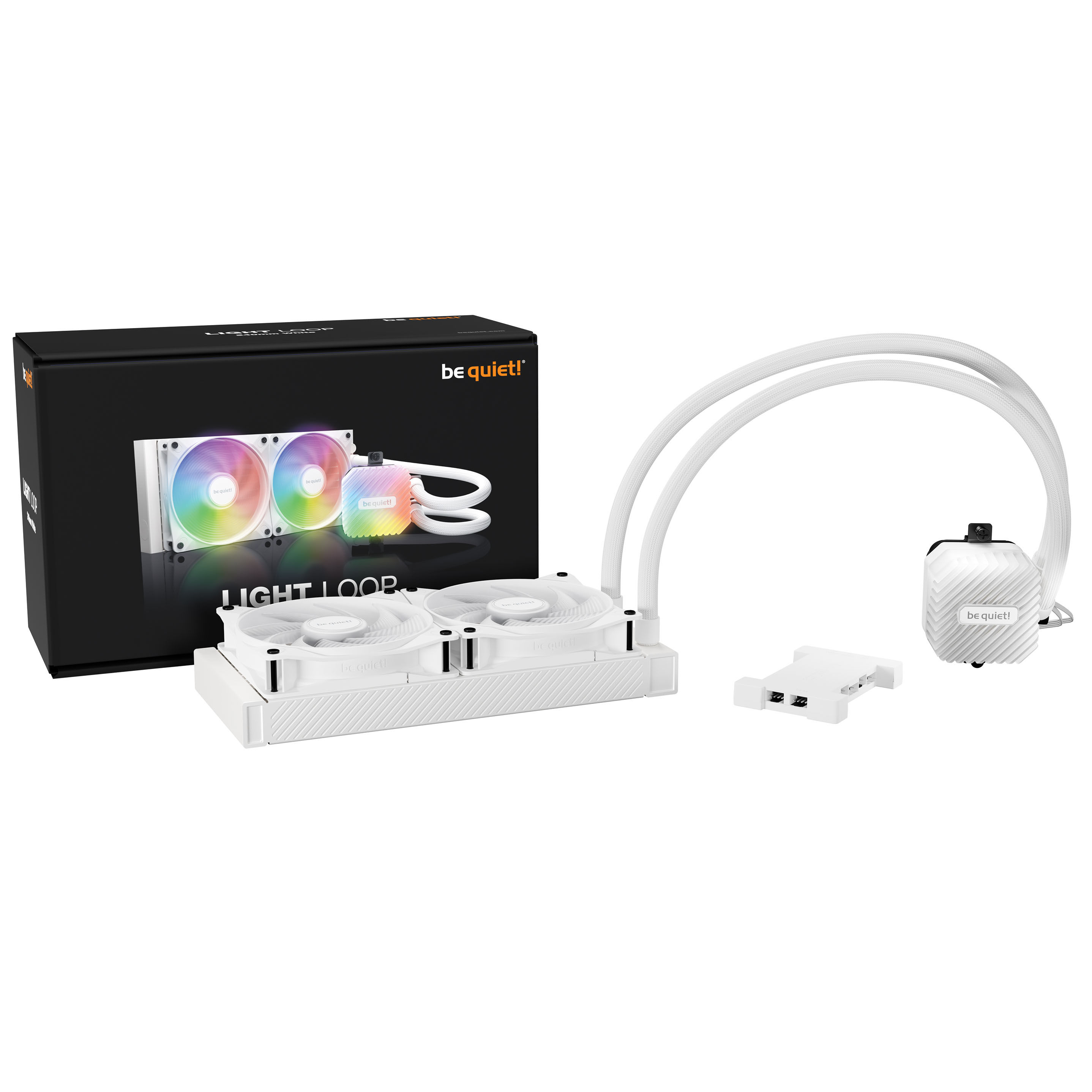 be quiet! - be quiet Light Loop 240 ARGB White High Performance CPU Water Cooler - 240mm