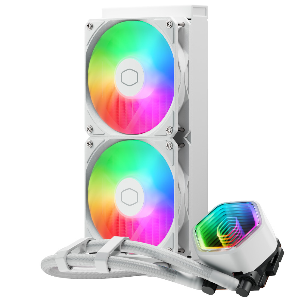 Cooler Master - Cooler Master MasterLiquid 240 Core II ARGB White All In One Liquid CPU Cooler