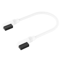 Photos - Computer Cooling Corsair iCUE LINK Cable, 2x 135mm with Slim 90° connectors, White 