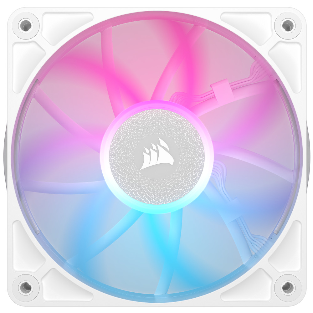 CORSAIR - CORSAIR iCUE LINK RX120 RGB 120mm PWM Fan Starter Kit - White