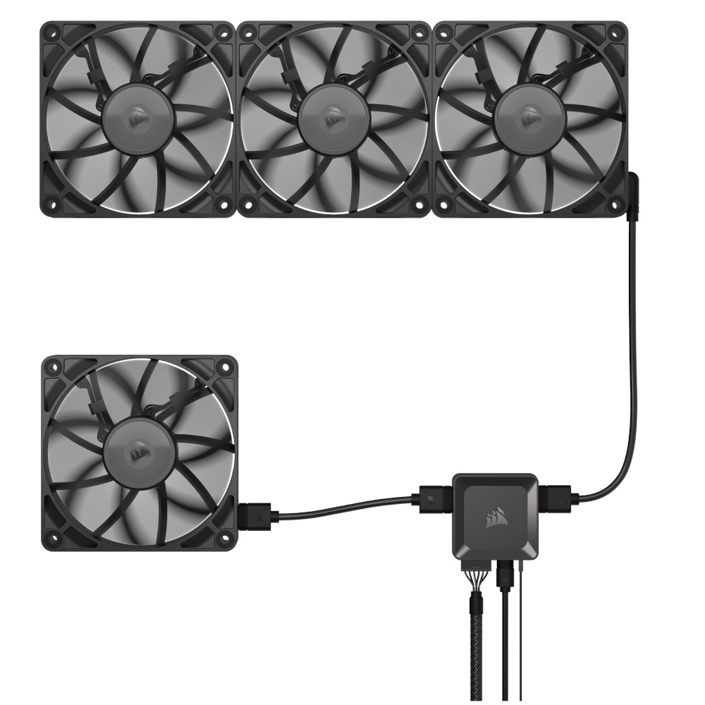 CORSAIR - CORSAIR iCUE LINK RX120 120mm PWM Expansion Fan